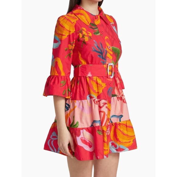 ✨Farm Rio
Mixed Fruits Ocean Mini Dress✨ - Picture 3 of 12